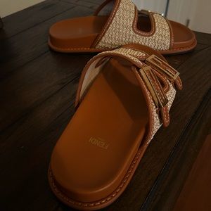 Fendi Slides!  Worn only once!